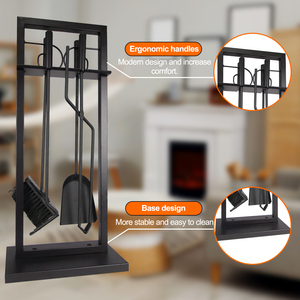 Accessoires d'approvisionnement d'usine <span class=keywords><strong>Cheminée</strong></span> 5 pièces Outil Fire Companion Set - Product Image 3