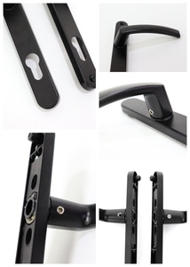Ensemble <span class=keywords><strong>de</strong></span> poignées <span class=keywords><strong>de</strong></span> <span class=keywords><strong>porte</strong></span> en bois à mortaise réglable à bas prix en alliage d'aluminium à battant - Product Image 3