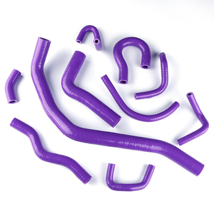 Kit tubo flessibile in Silicone Turbo Auto radiatore resistente al calore per 88-91 Honda Civic CRX EE EF CR-X Base DX HF <span class=keywords><strong>Si</strong></span> - Product Image 3