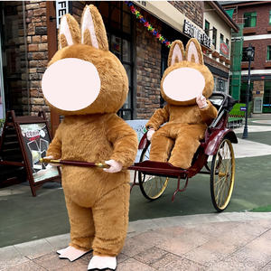 성인 애니메이션 테마 파티 코스프레 의상, 생일 및 역할극용 크리스마스 공기주입 마스코트 - Product Image 3