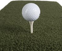 Tapis de golf Real Feel Tapis d'entraînement commercial robuste. Le premier tapis de golf qui prend un vrai simulateur de t-shirt, utilisation intérieure et extérieure