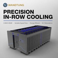 Kabinet Jaringan Pusat Data Pendingin Modular Kontrol Akses dengan Rak Server Mikro-Modul Sistem Terintegrasi