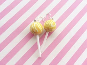 Kawaii Simulazione 3D Lollipop Ciondola Gli <span class=keywords><strong>Orecchini</strong></span> Candy <span class=keywords><strong>Polimerica</strong></span> Cabochons Flatback Orecchino Per Le Donne Carino Regalo Di Compleanno - Product Image 4