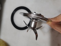 Lame de rechange pour mixeur électrique, roue motrice en caoutchouc en acier inoxydable, durable, usage domestique, pour broyeur à glace, marque BEISHUN