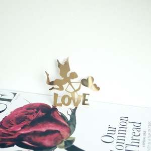 Decoración de Pastel Acrílica de Cupido Ángel con Miel y Dulzura, 1.3mm de Grosor, Adorno para Pastel de San Valentín, Estilo Instagram - Product Image 3