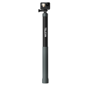Telesin sợi Carbon có thể gập lại Trọng lượng nhẹ Selfie Stick <span class=keywords><strong>Monopod</strong></span> nối dài 300mm 44cm gấp 0.5kg tải trọng tối đa 1/4 Vít Máy ảnh sử dụng - Product Image 2