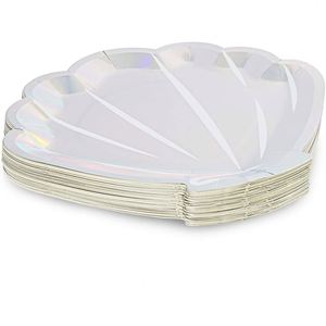 Platos Desechables de Papel con Diseño Holográfico de 9 Pulgadas, Estilo Moderno, Decoraciones para Fiestas Temáticas, Cumpleaños y Días Festivos, Gran Venta - Product Image 5