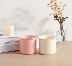 Taza de Café de Gres con Borde Enrollado en Tonos Pastel, Logotipo Personalizado, Regalo Promocional, Venta al por Mayor para Supermercados, Novedad 2026 - Product Image 4