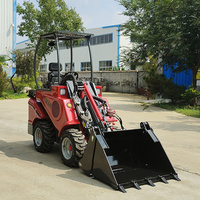 Taian Le plus petit mini chargeur DY620 Farm Front End Chargeur sur pneus télescopique à vendre