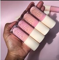 Faible Quantité Minimale De Commande Personnalisé Logo 2022 Lipgloss Tube Blanc Brillant À Lèvres Conteneurs Tube Avec Baguette