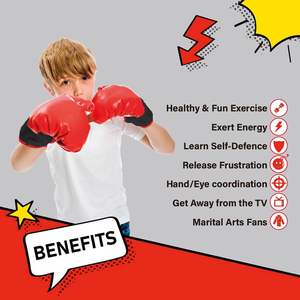 Saco de <span class=keywords><strong>boxeo</strong></span>, niños incluidos <span class=keywords><strong>guantes</strong></span> de <span class=keywords><strong>boxeo</strong></span> | Saco de <span class=keywords><strong>boxeo</strong></span> ajustable para niños de 3 a 10 años con soporte | Juego de bolsa de <span class=keywords><strong>boxeo</strong></span> de juguete - Product Image 2