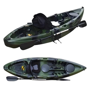 rotational Single <strong>mold</strong> <strong>Plastic</strong> rotomolded <strong>Fishing</strong> Kayak Touring In Rivers <strong>2</strong> Person Sit On Top rotomolding rowing boat For Family - Product Image 1
