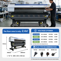 Machine d'impression numérique industrielle automatique de 1,9 m pour la sublimation textile et le papier de transfert thermique avec garantie d'un an