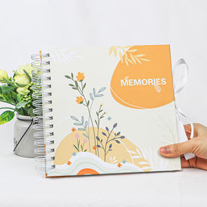<span class=keywords><strong>Album</strong></span> de <span class=keywords><strong>scrapbooking</strong></span> personnalisé en papier imprimé écologique, couverture rigide, vente en gros, DIY - Product Image 2
