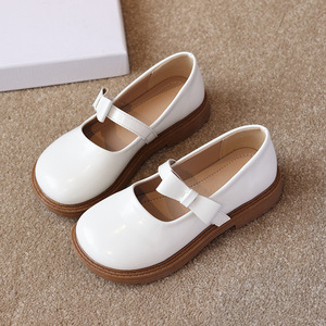 Zapatos de Cuero Mary <span class=keywords><strong>Jane</strong></span> para Niñas, con Suela Suave y Lazo, Estilo Princesa, para Venta al Por Mayor, OEM/ODM - Product Image 4