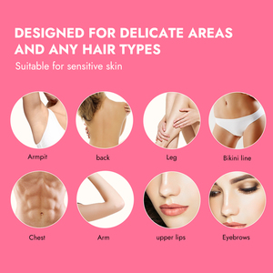 Waxkiss Disponibile: Kit Cera Depilatoria allo <span class=keywords><strong>Zucchero</strong></span> Profumata alla Rosa 200g, Indolore, per Saloni <span class=keywords><strong>di</strong></span> Bellezza - Product Image 6