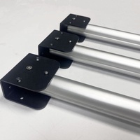 Pied de table personnalisé avec serrure torsadée ou rabattable pour poteau télescopique peut être un tube de pied de bureau pliable