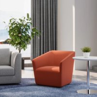 Chaise d'appoint ergonomique moderne à dossier incurvé, pour hôtel et appartement, livraison directe d'usine