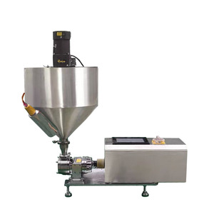 เครื่องบรรจุของเหลวครีมเนยถั่วลิสงแข็งแบบปั๊มหมุนกึ่งอัตโนมัติ - Product Image 5