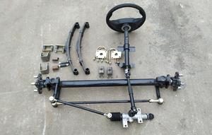 Kit de suspension tricycle électrique 3 changement de roue modifier à <span class=keywords><strong>4</strong></span> roues essieu de direction - Product Image 2
