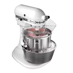 Batteur sur socle planétaire commercial 7L 3-en-1 avec crochet pétrisseur, fouet et batteur pour <span class=keywords><strong>pain</strong></span>, gâteaux et pâtisseries - Product Image 6