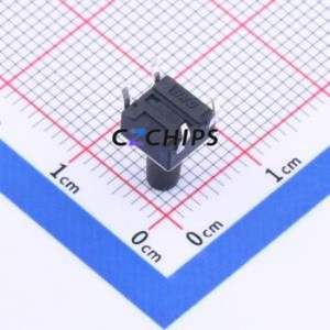 K2-6639DP-M3SW-04 Tactile Switch Through hole Component (THT)-4P,6x6mm Switch 1.8N Through Hole 6mm 6mm - Product Image 2