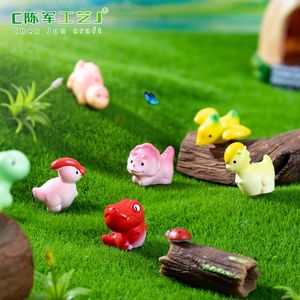 Nueva muñeca luminosa de Tiranosaurio Rex transfronteriza, adornos DIY de grano bonito, accesorios colgantes, adornos pequeños de paisaje - Product Image 6