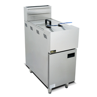 Offre Spéciale Friteuse à Gaz Commerciale OEM/ODM avec Meuble, Grande Capacité 32L, Machine à Frire les Poulets, Friteuse Électrique Professionnelle