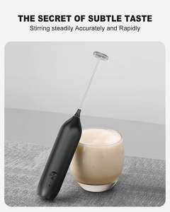 Espumador de Leche Eléctrico Portátil Recargable Tipo-C de Plástico ABS 2026, 10000 rpm+, para Café y Leche - Product Image 3