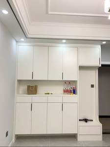 Armoire à chaussures intelligente en bois massif durable, taille personnalisée, moderne pour villa, hôtel, salon, respectueux de l'environnement - Product Image 3