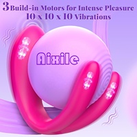 Tragbarer Ferngesteuerter Vibrator Erwachsenen-Spielzeug für Paare Weibliches Sexspielzeug G-Punkt-Vibratoren Klitoris-Penis-Vibrator mit 10 Vibrationsstufen