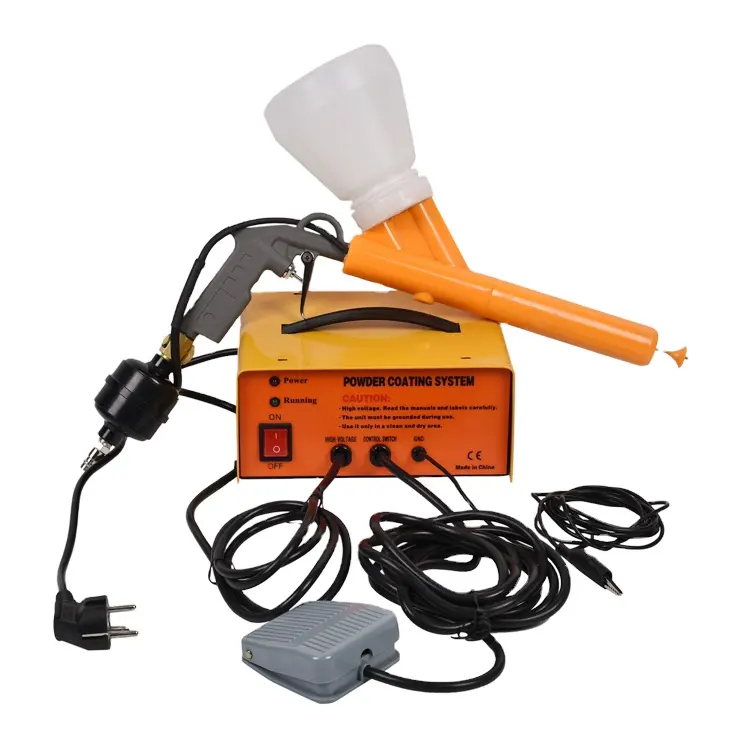 CE Sertifikasi Lab Powder Coating System Spray Gun Kit