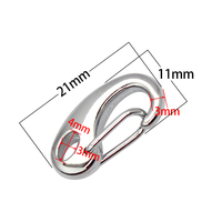 Mode en forme de D homard fermoir crochets pour collier pendentif Bracelet chaîne bijoux à bricoler soi-même faisant plaqué résultats porte-clés