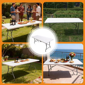 Tavolo Pieghevole in Plastica per Esterni Personalizzabile all'Ingrosso - Product Image 1