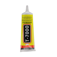 110ML FIXWANT T7000 Contact noir composants électroniques colle pour téléphone portable et tablette réparation applicateur pointe pour utilisation en construction