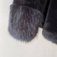 Jxwatcher Manteau en fausse fourrure élégante, imitation fourrure, épaisse et moelleuse, fausse fourrure de vison, manteau d'hiver pour femmes, fausse fourrure