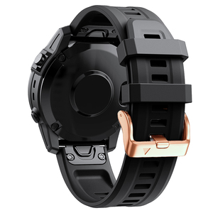 <span class=keywords><strong>Bracelet</strong></span> de montre en caoutchouc souple de 20 mm pour <span class=keywords><strong>Garmin</strong></span> <span class=keywords><strong>Fenix</strong></span> <span class=keywords><strong>7S</strong></span>, remplacement d'usine, <span class=keywords><strong>bracelet</strong></span> respirant, <span class=keywords><strong>bracelet</strong></span> en silicone sportif - Product Image 4