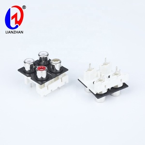 Presa incavo a 4 Pin <span class=keywords><strong>Jack</strong></span> femmina Audio Video con montaggio pannello AV connettore <span class=keywords><strong>Jack</strong></span> PCB montaggio pannello <span class=keywords><strong>Jack</strong></span> inca <span class=keywords><strong>Jack</strong></span> - Product Image 2