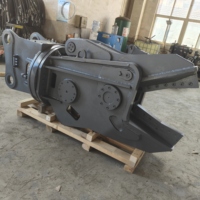 Cisaille hydraulique monocylindre en gros à rotation 360° pour coupe de ferraille, pour excavatrice de 10-15 tonnes, force de coupe de 85 tonnes, 12