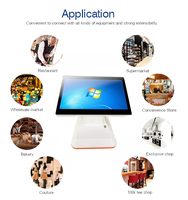 POS-система RUINAI RN-D14 с одним 14-дюймовым емкостным сенсорным экраном, Windows, Wi-Fi 6, гарантия 1 год, разноцветная