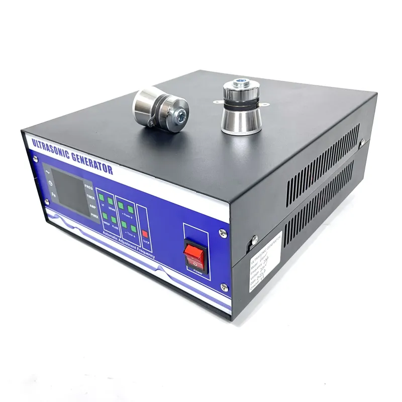 Endüstriyel çoklu Tank ultrasonik temizleyici için 80KHZ ultrasonik atım jeneratörü 1200W yüksek frekanslı ultrasonik jeneratör