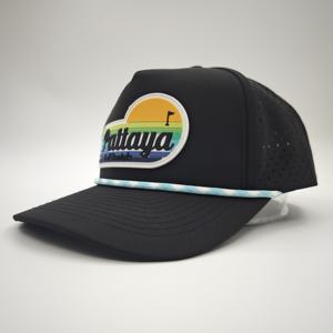 Gorras de Golf Impermeables de 5 Paneles con Visera Ligeramente Curvada para Hombre y Mujer, Gorras de Béisbol con Logotipo Personalizado Bordado, Estilo Deportivo, Diseño de Puntos - Product Image 3