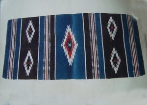 Manta de diseño mejicano Navajo para SILLÍN, con hilo acrílico de la mejor calidad, almohadilla de Manta tradicional de vaquero - Product Image 3