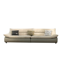 Ensemble de canapés de salon de luxe moderne |   Canapé sectionnel et fauteuil lounge en tissu rembourré