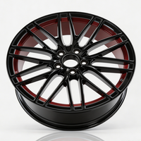 Velg YQ New E46 M3 CSL E36 E38 E39 F10 F30 5x120 18 Inch Aluminium Alloy Casting Matte Black Rim Rolling Multi Spoke