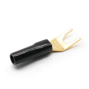 ปลั๊กกล้วยแบบ Y-Style ชุบทอง ปลั๊กกล้วยแบบ Tuning Fork ปลั๊กกล้วยแบบไม่ต้องบัดกรี สายลำโพง ขั้วต่อสายไฟ - Product Image 5
