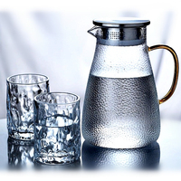 Carafe personnalisée Infuseur en vrac Pichet à eau en verre avec couvercle