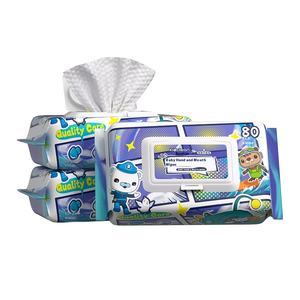 Lingettes humides jetables spéciales écologiques pour la maison pour les nouveau-nés Soins de la bouche des mains des bébés Lingettes nettoyantes humides à usage quotidien - Product Image 1