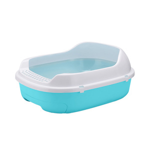 <span class=keywords><strong>Caja</strong></span> grande <span class=keywords><strong>de</strong></span> plástico <span class=keywords><strong>de</strong></span> doble capa para inodoro para gatos autolimpiable al por mayor, <span class=keywords><strong>caja</strong></span> <span class=keywords><strong>de</strong></span> <span class=keywords><strong>arena</strong></span> semicerrada para gatos <span class=keywords><strong>con</strong></span> bandeja y cajón para almohadilla - Product Image 2