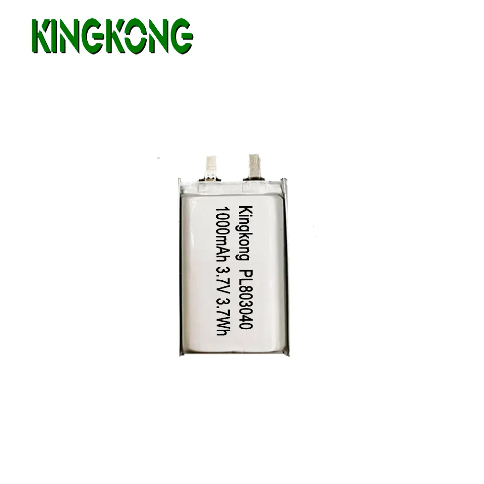 PL 803040 3,7 V 1000mAh Polymer Lithium Lipo Li-Ionen Akku